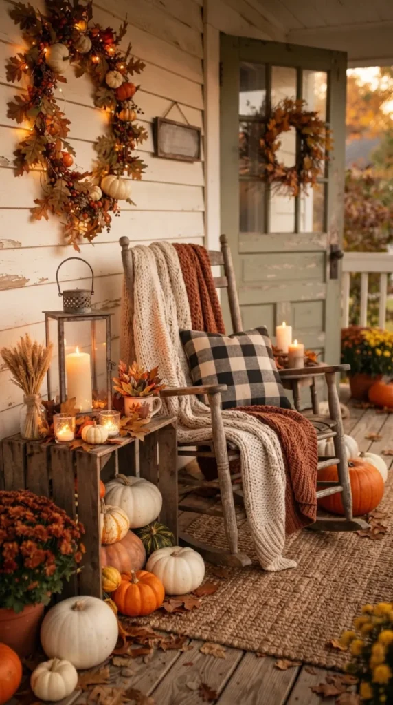 fall front-porch candle ideas
