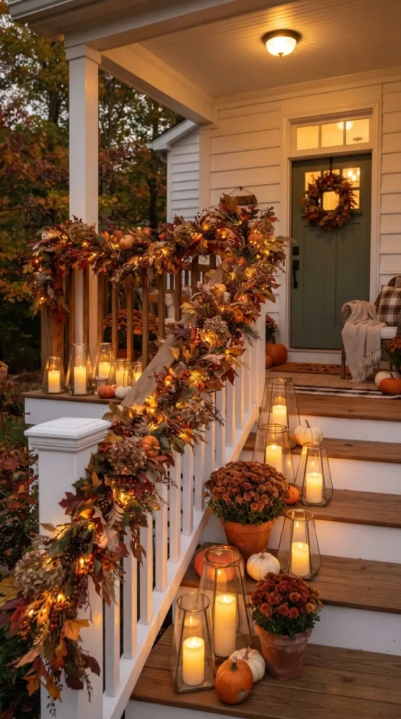 fall front-porch candle ideas