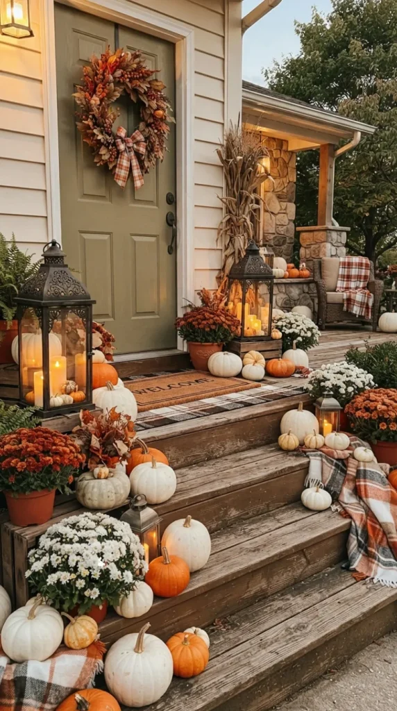 fall front-porch candle ideas