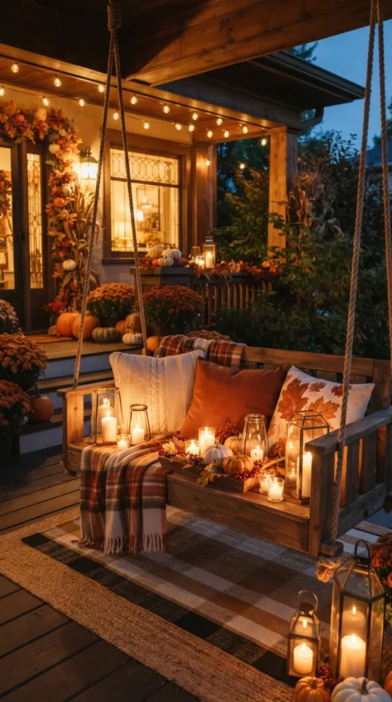 fall front-porch candle ideas