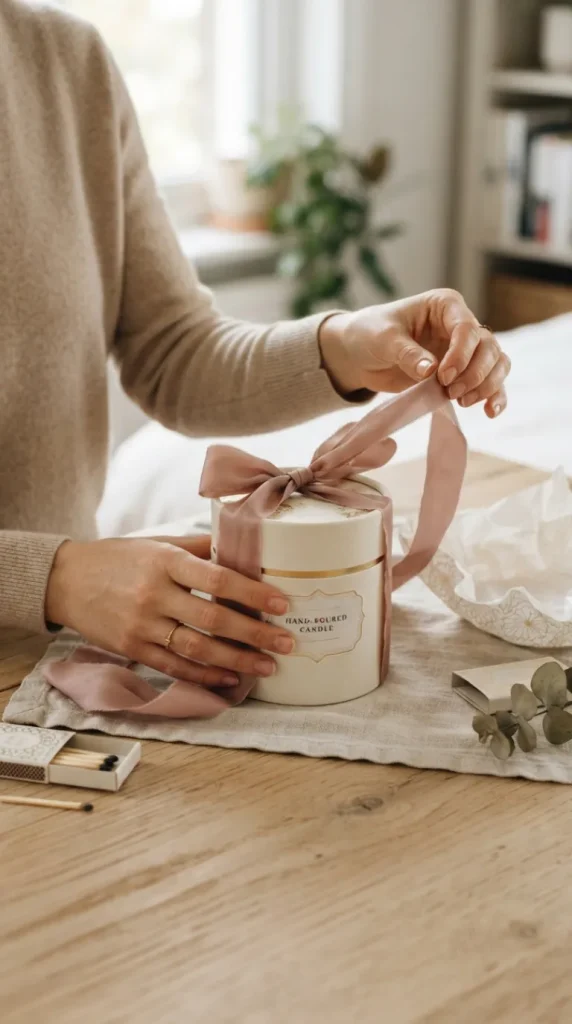 Unboxing packaging candle ideas