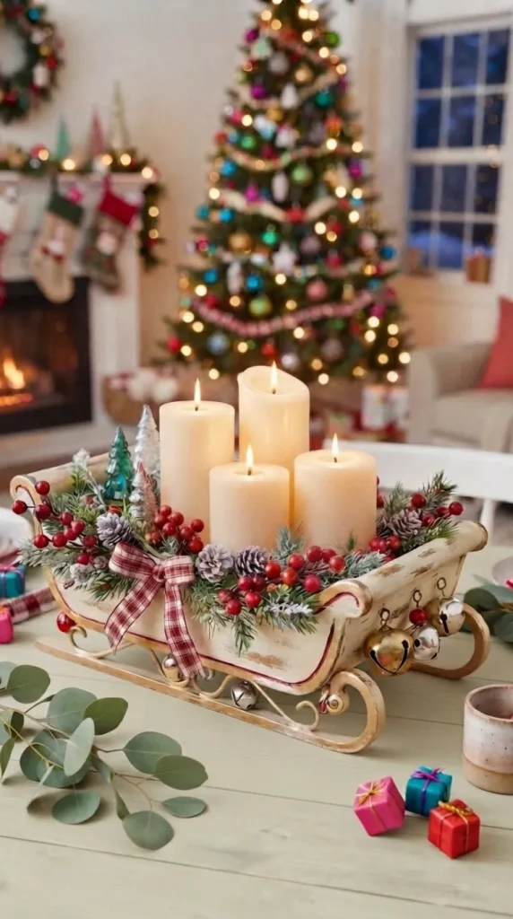 DIY Christmas candle decor ideas