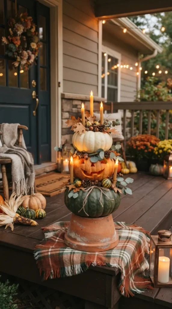 fall front-porch candle ideas