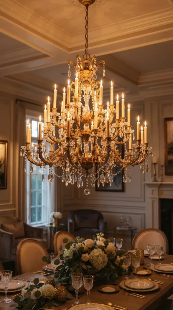 gold candle decor ideas