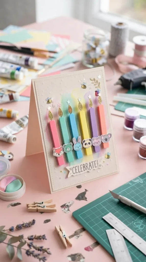 candle card ideas