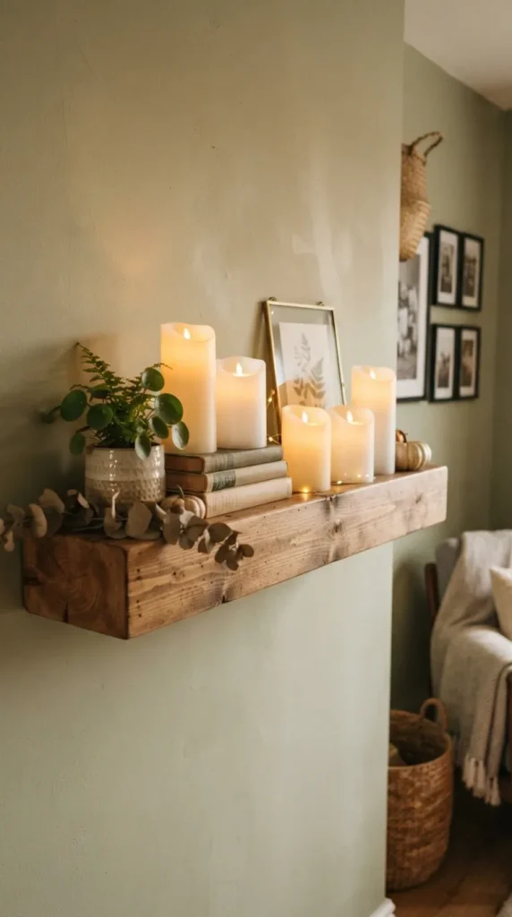 fake candle decor ideas