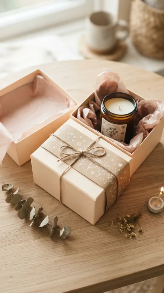 Unboxing packaging candle ideas