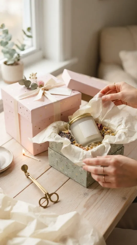 Unboxing packaging candle ideas