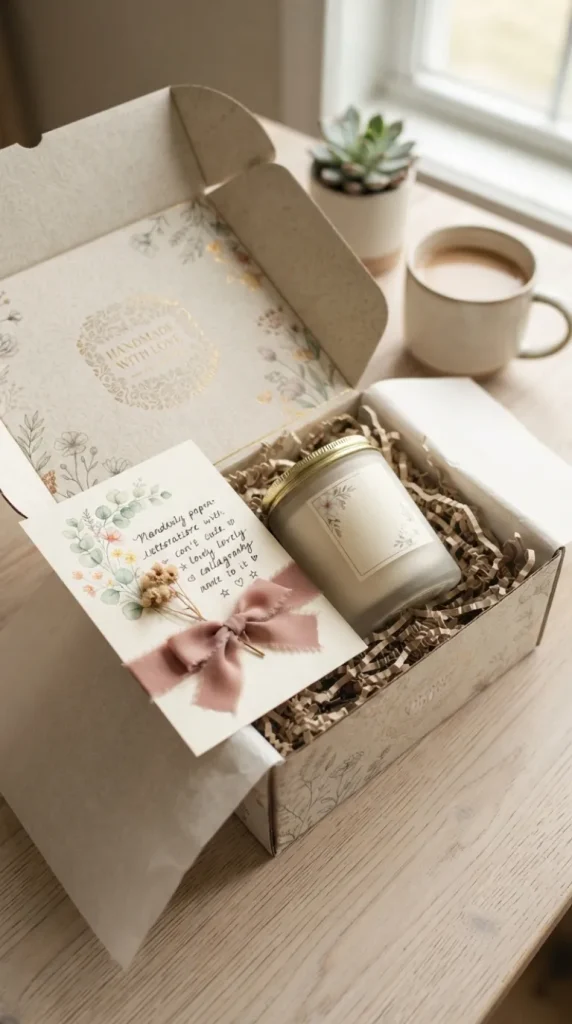 Unboxing packaging candle ideas