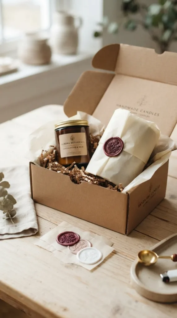 Unboxing packaging candle ideas