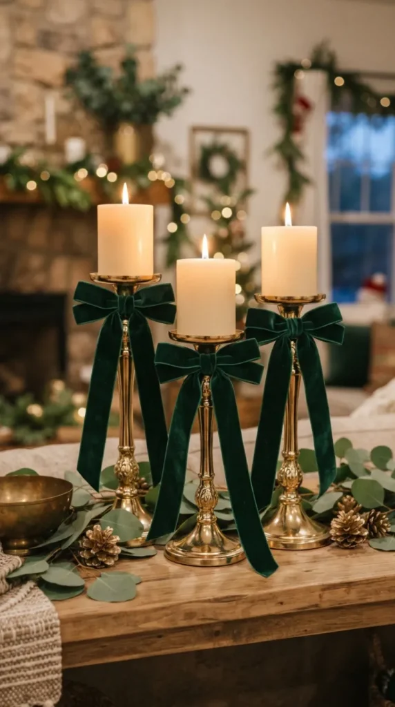 gold candle decor ideas