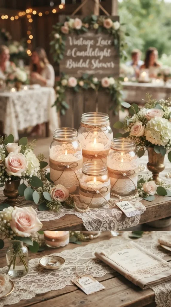 bridal shower candle theme ideas