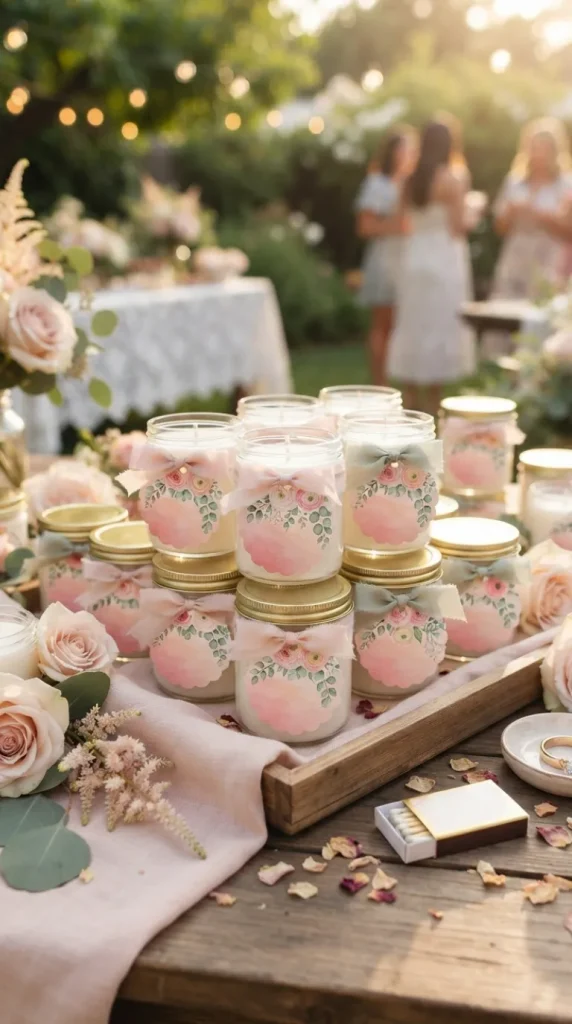 bridal shower candle theme ideas