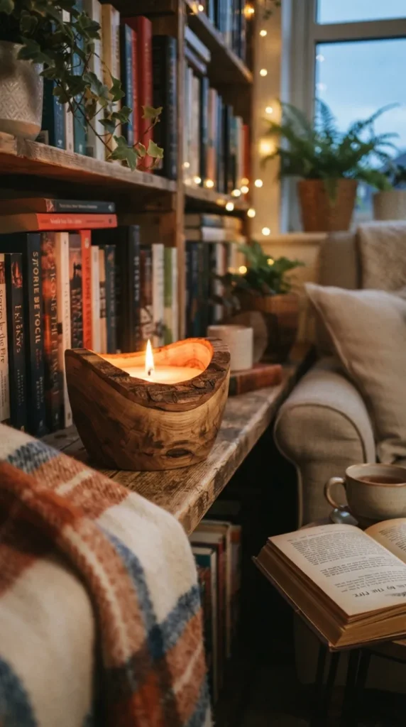 reading nook candle ideas