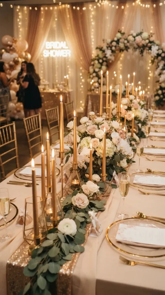 bridal shower candle theme ideas
