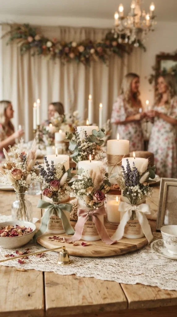 bridal shower candle theme ideas