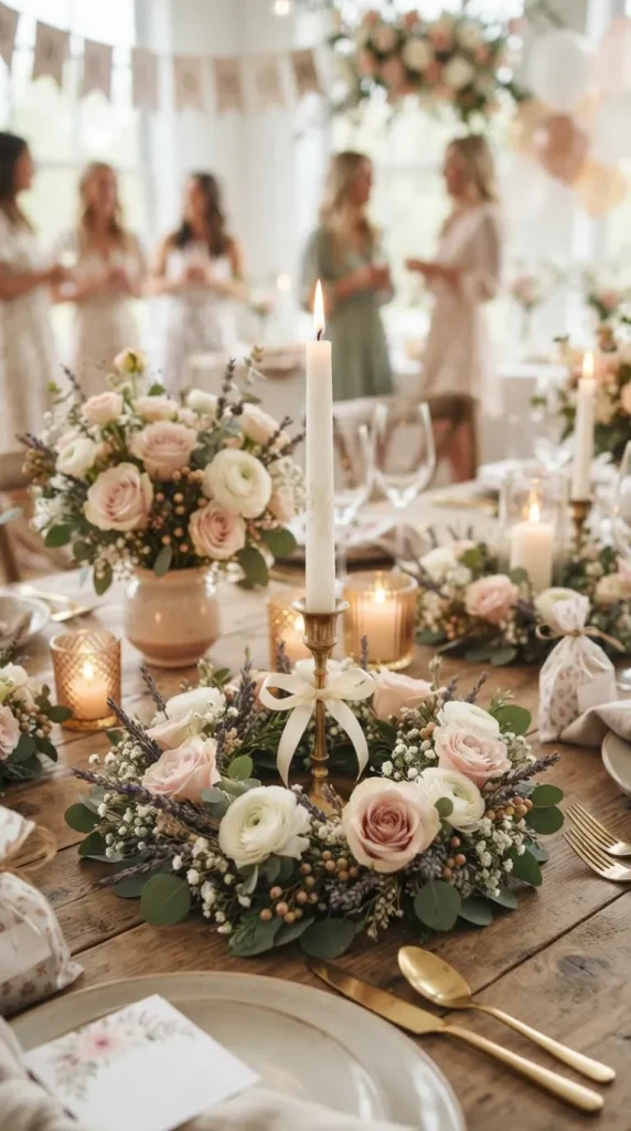 bridal shower candle theme ideas