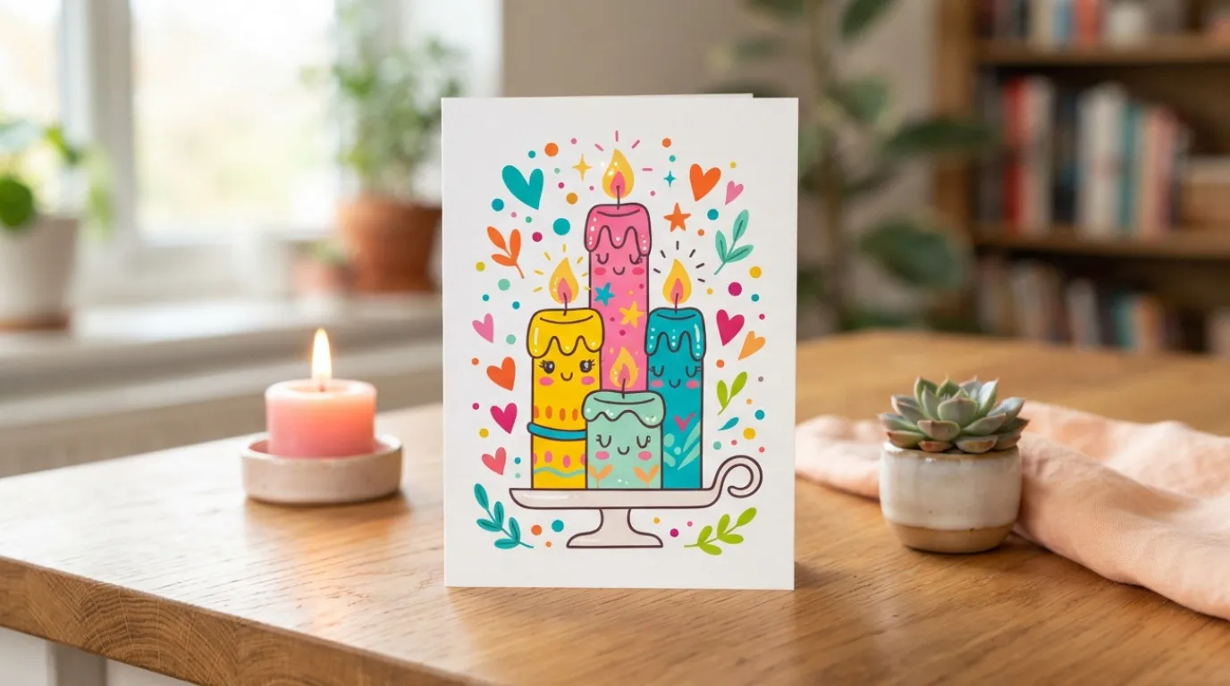 candle card ideas