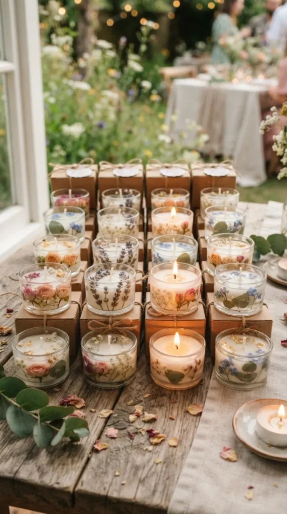 candle favor ideas