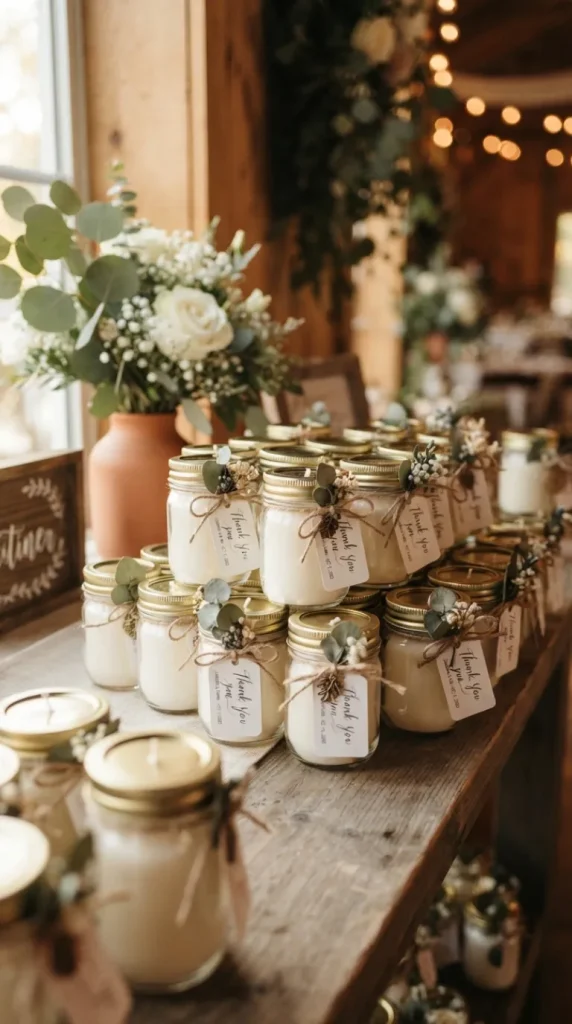 candle favor ideas