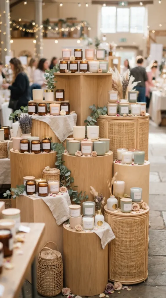candle fair display ideas