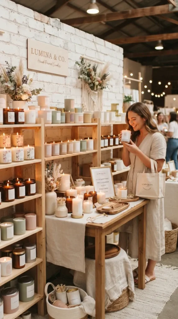 candle fair display ideas