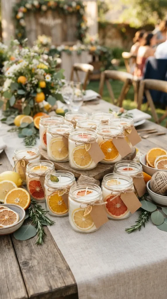 candle favor ideas