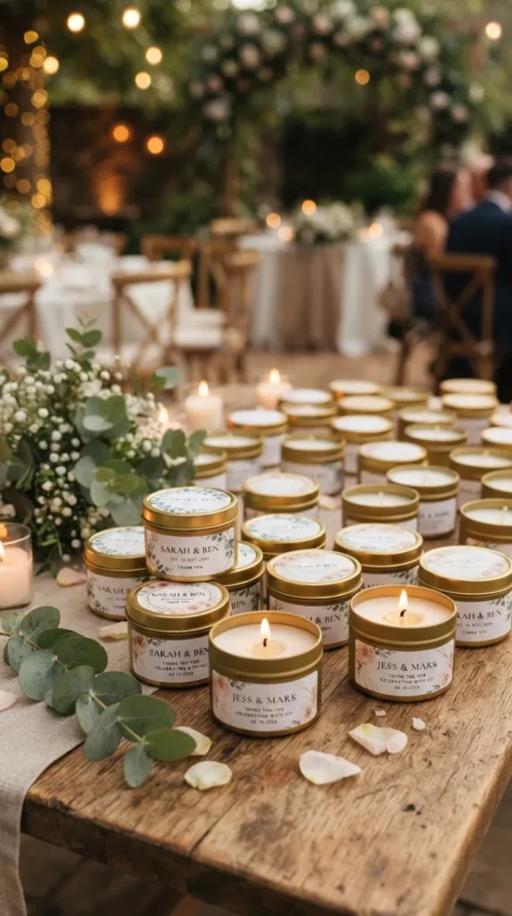 candle favor ideas