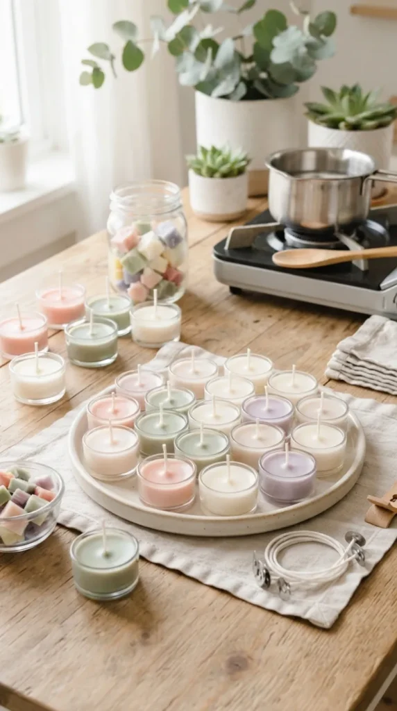leftover candle wax ideas
