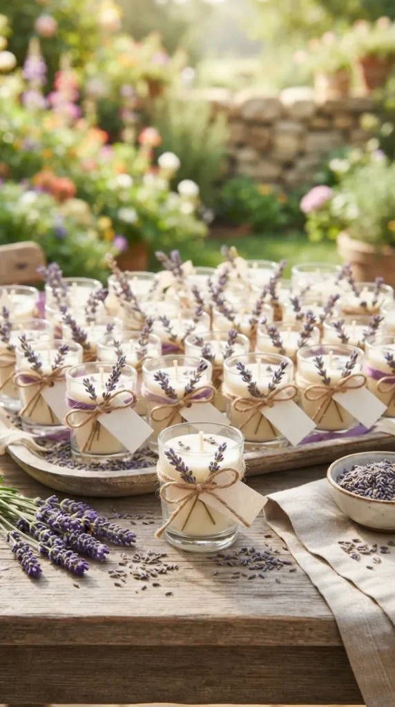 candle favor ideas