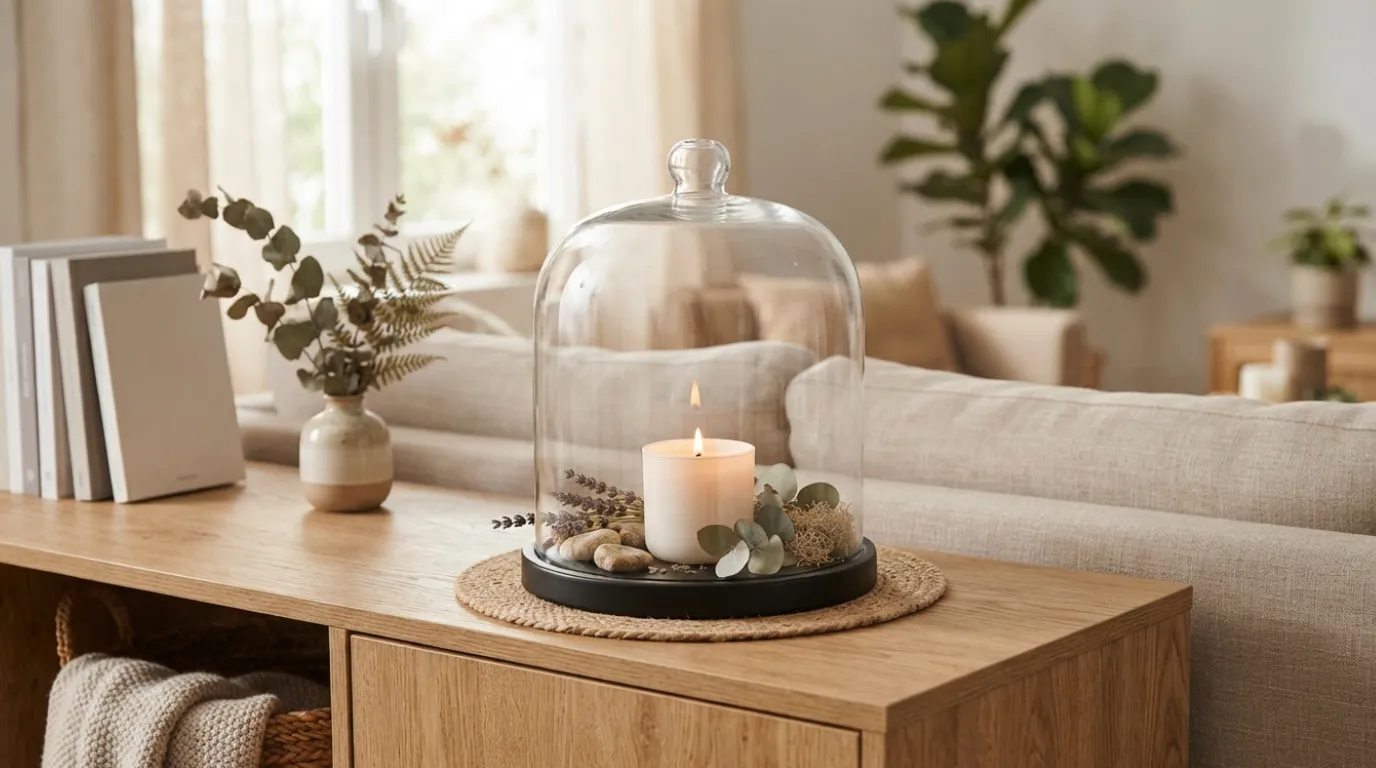 Cloche candle decor ideas