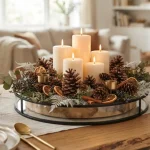 14 Natural Pine Cone Candle Centerpiece Ideas for a Cozy Home Pine Cone Candle Centerpiece Ideas