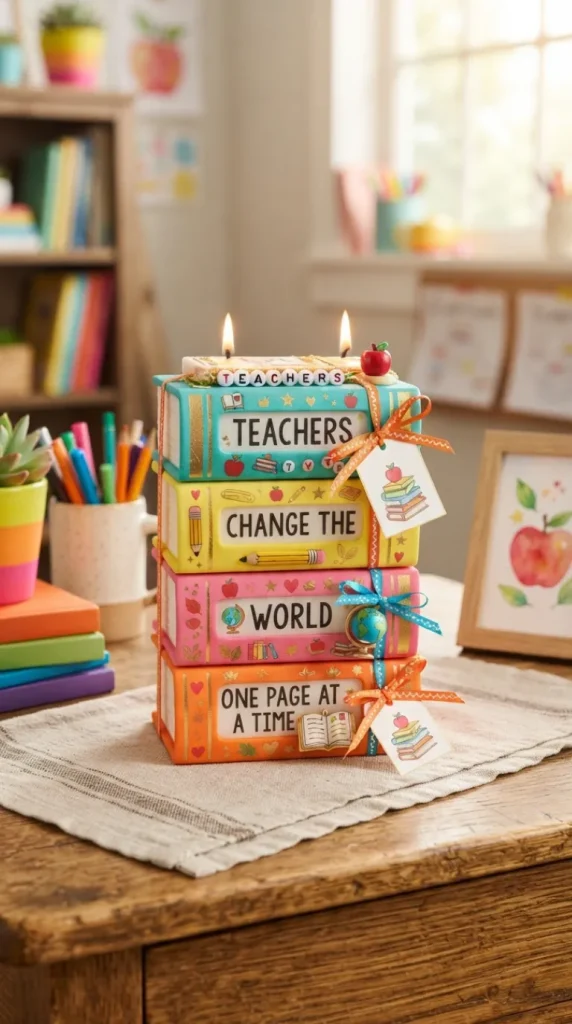teacher day candle gift ideas