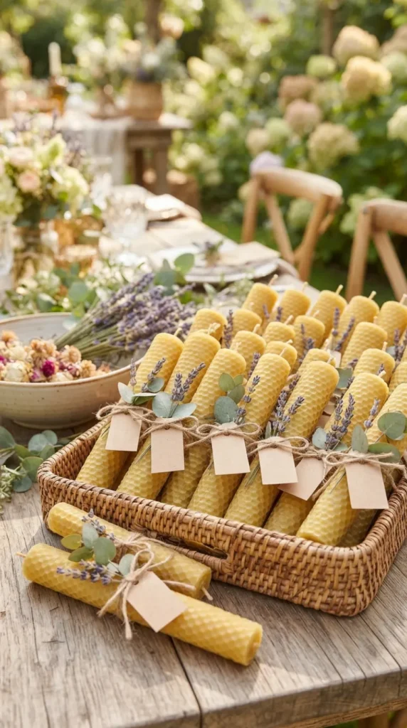 candle favor ideas