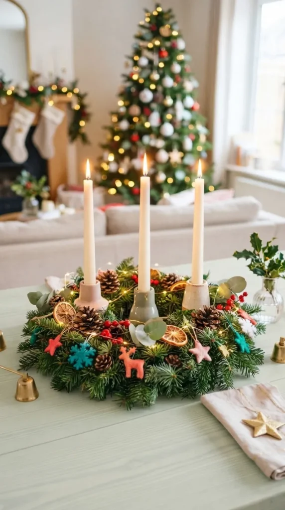 DIY Christmas candle decoration ideas
