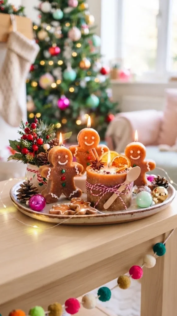 DIY Christmas candle decoration ideas