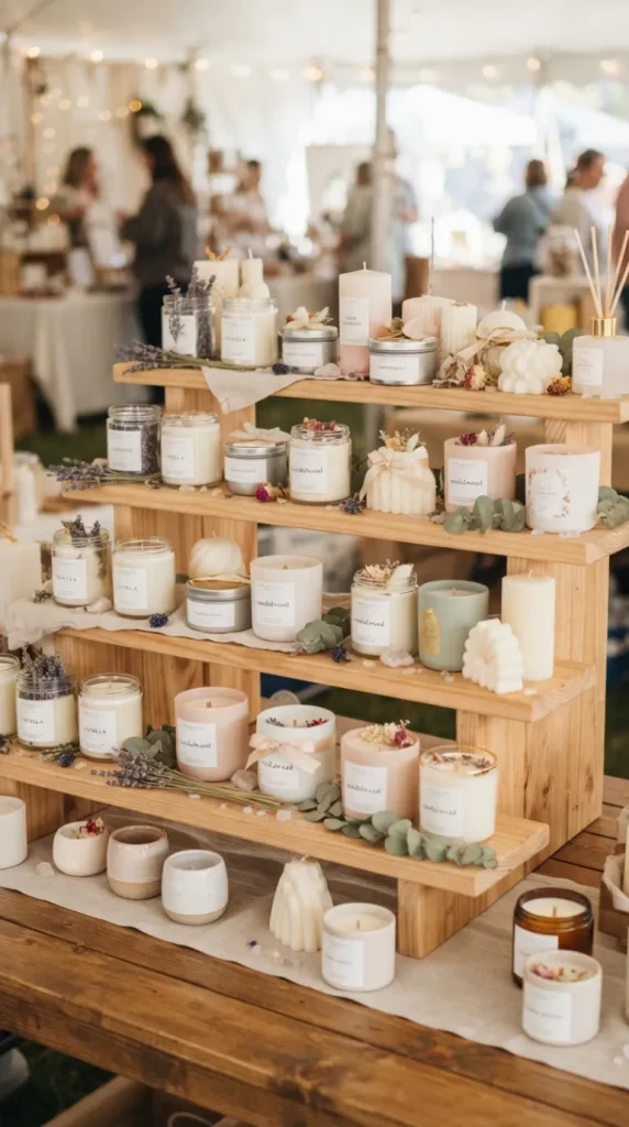 candle fair display ideas