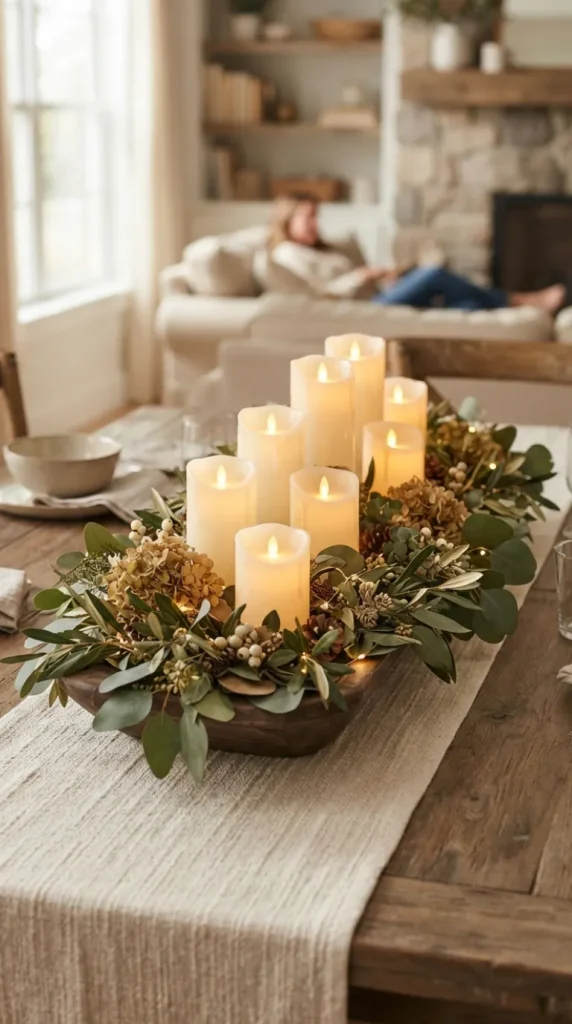 fake candle decor ideas