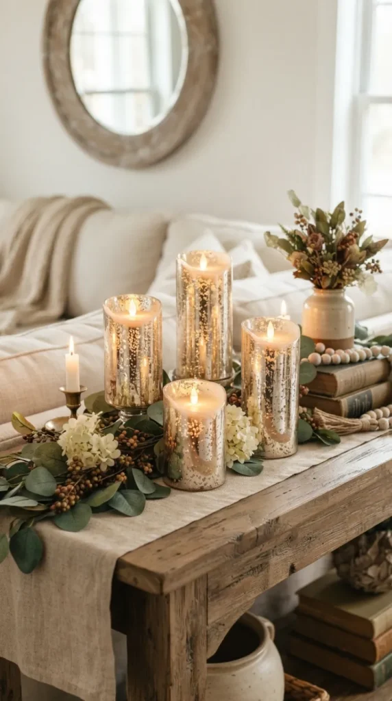fake candle decor ideas