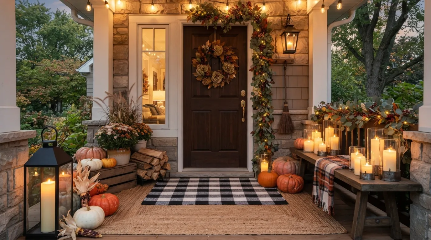 fall front-porch candle ideas
