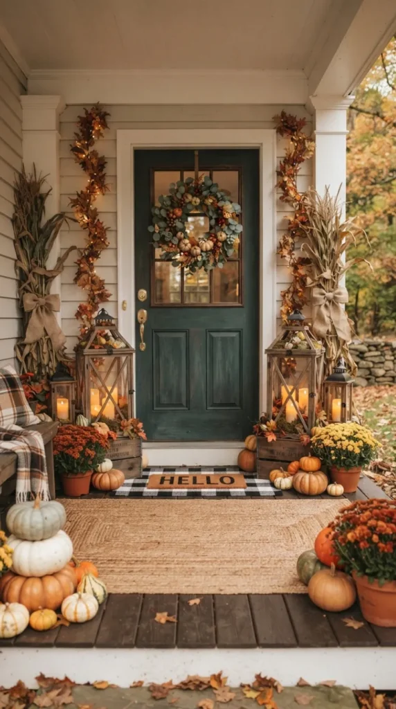 fall front-porch candle ideas