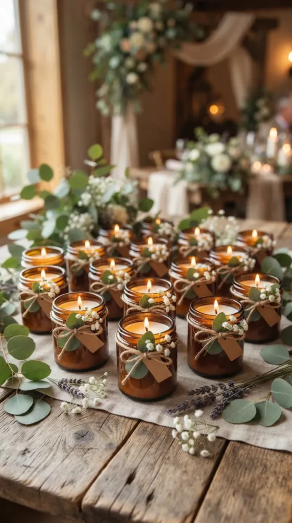 candle favor ideas