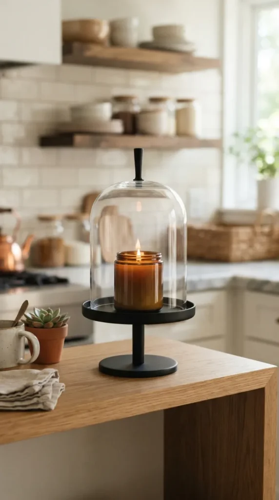 Cloche candle decor ideas