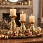17 Glamorous Gold Candle Decor Ideas to Elevate Every Room gold candle decor ideas