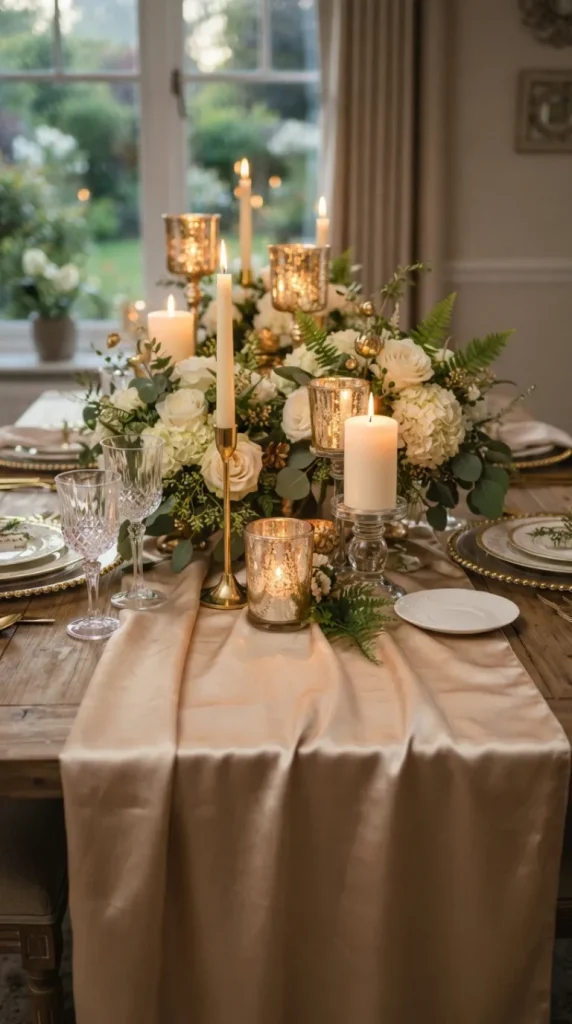 gold candle decor ideas