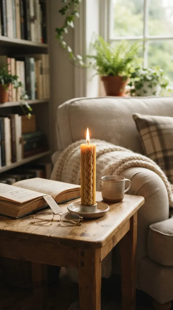 reading nook candle ideas