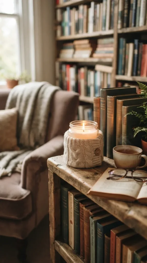 reading nook candle ideas