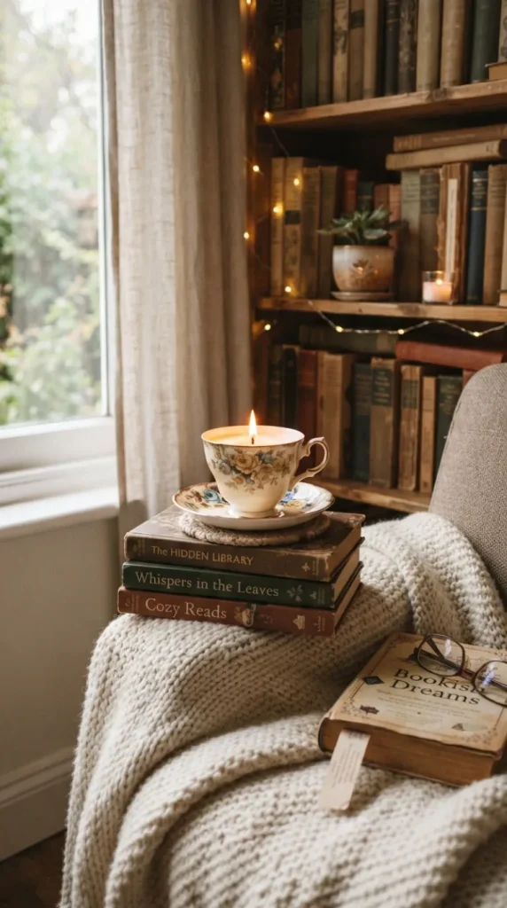 reading nook candle ideas