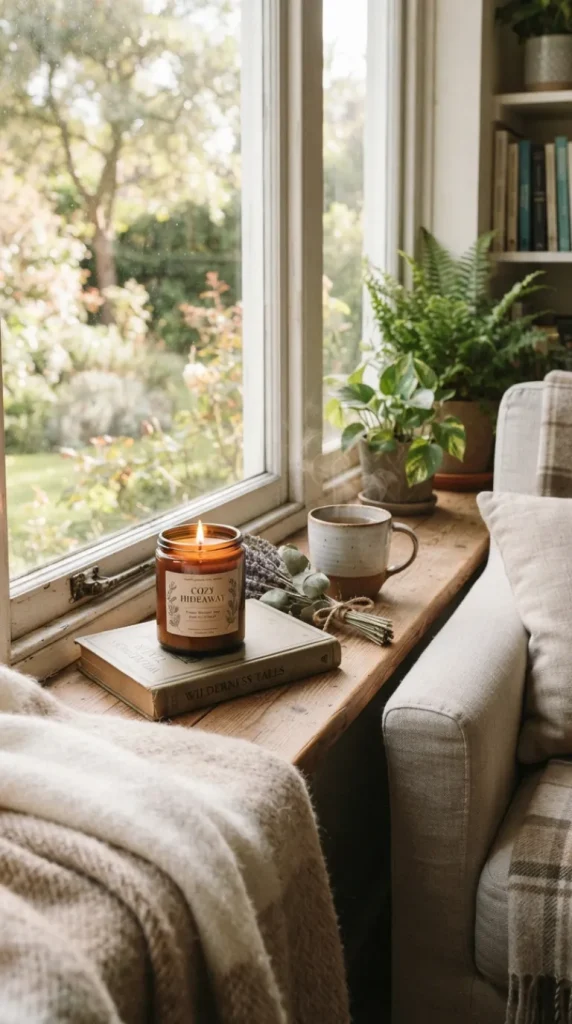 reading nook candle ideas