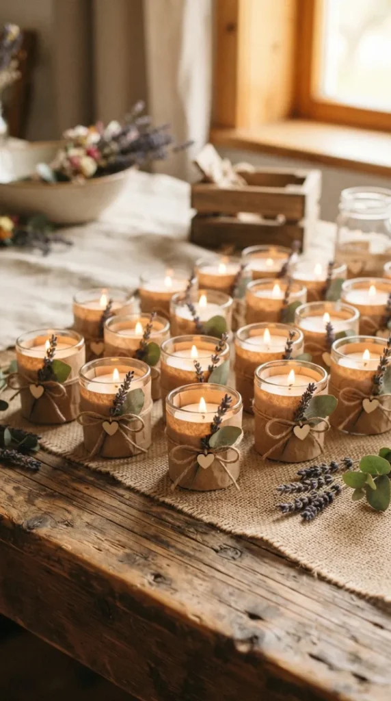 candle favor ideas